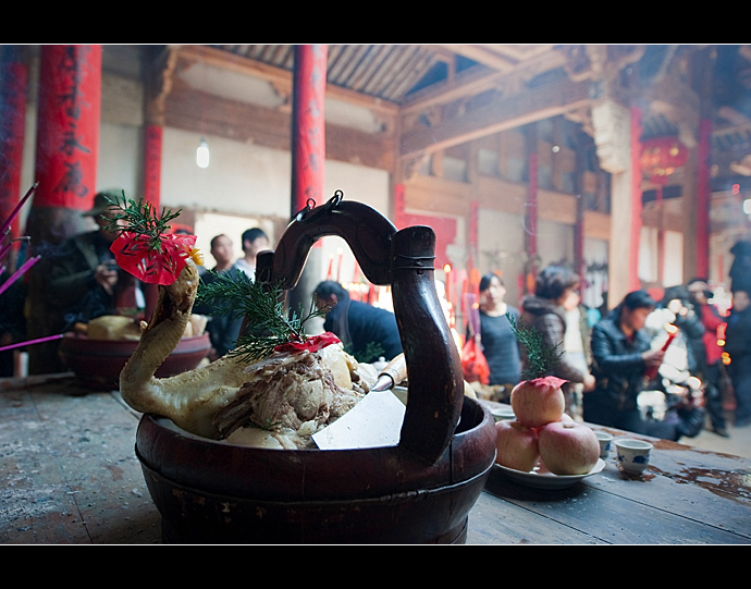 浙江新叶·千年古村祭祖的宏大场面