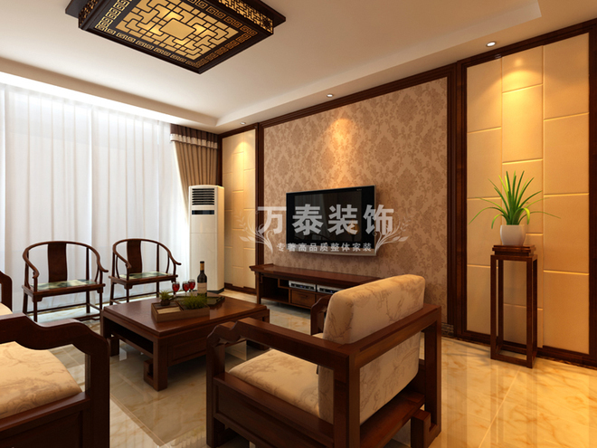 设计师简介: 姓名:赵长宾 职称部门:共和设计师 设计理念:我会用心去设计,客户的家就是我的家,装饰设计不等于装修,厚重的造型并不代表美,用色彩搭配和材质给客户一个新的生活。 案例风格:现代中式 房屋户型:三室两厅 建筑面积:150 主营造价(不含墙体墙体改动):5万(墙面,吊顶,水电路,影视墙,现场部分木制作) 客户需求: 业主是一对教师夫妇,室内空间不喜欢很复杂的感觉,打算要一种具有人文气息的设计感觉,并且要保证良好的实用度。
