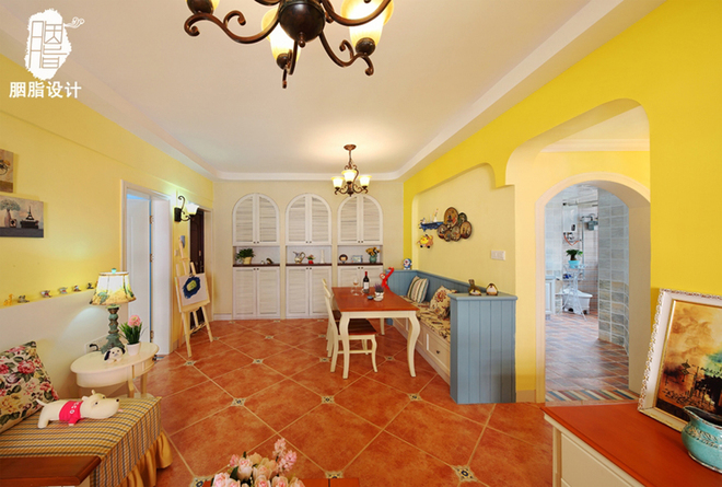 艳阳下--地中海混搭田园风格-搜狐家居品格灵感