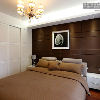 100-120平米风格卧室墙面装修效果图大全201
