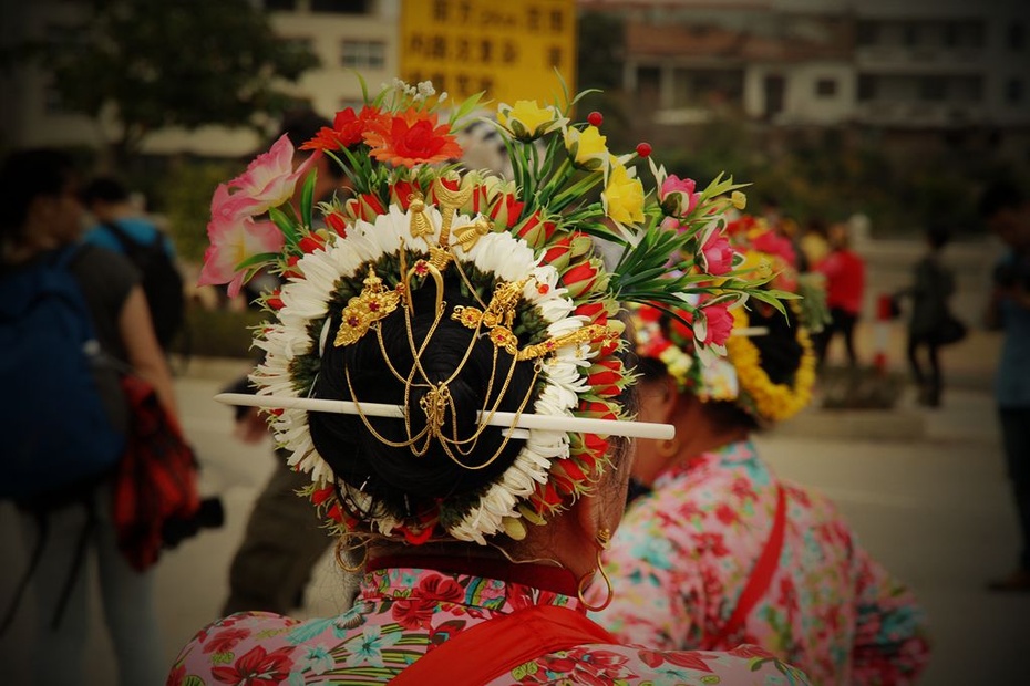 浔埔女(一:头上的"小花园"