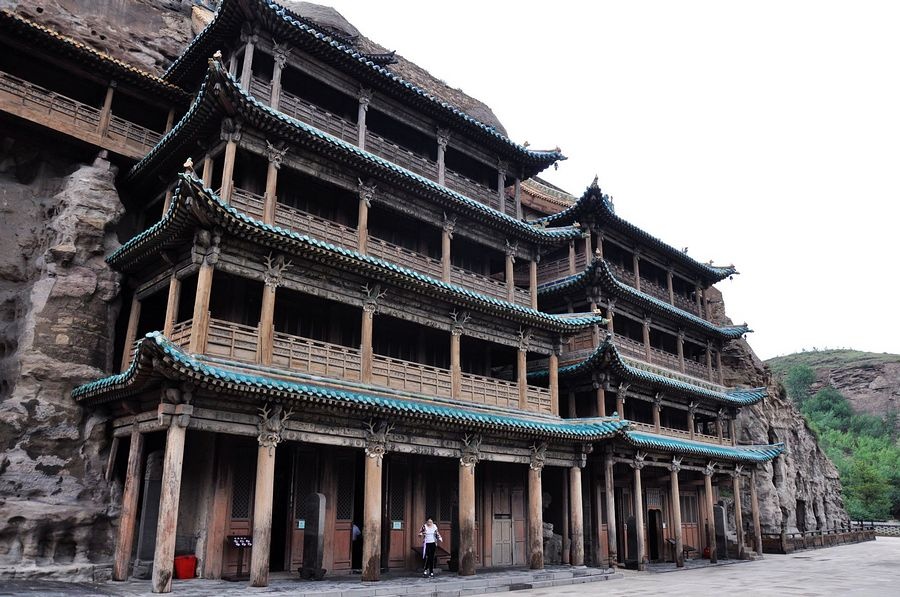 锦上添花或狗尾续貂的云冈石窟建筑群