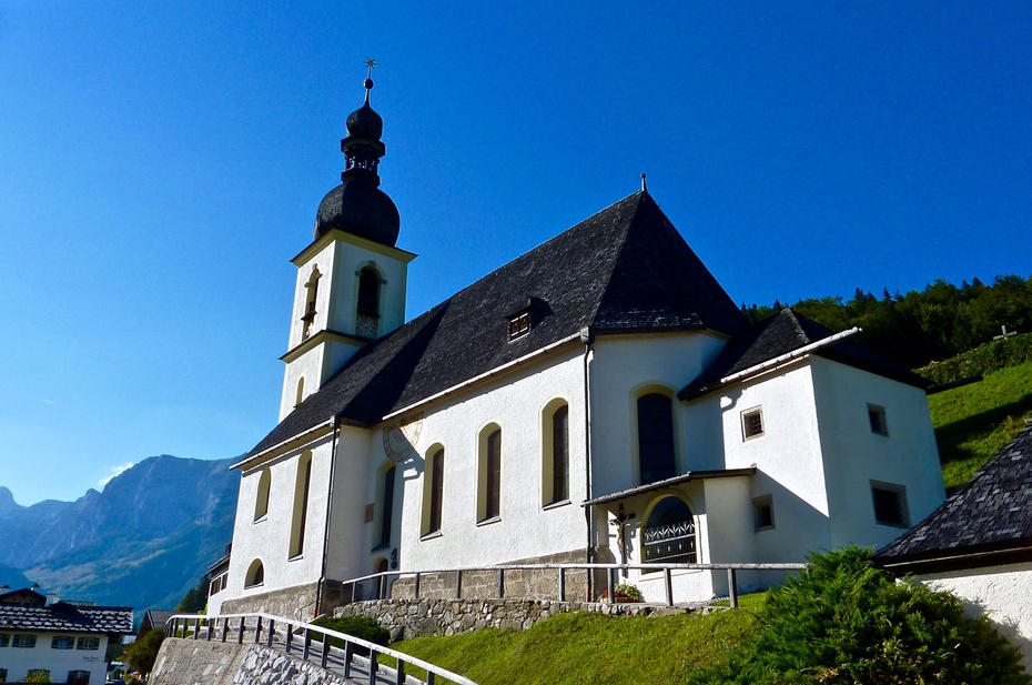 德国阿尔卑斯山　拉姆绍小教堂（Ramsau <wbr>Kirche）【转载】