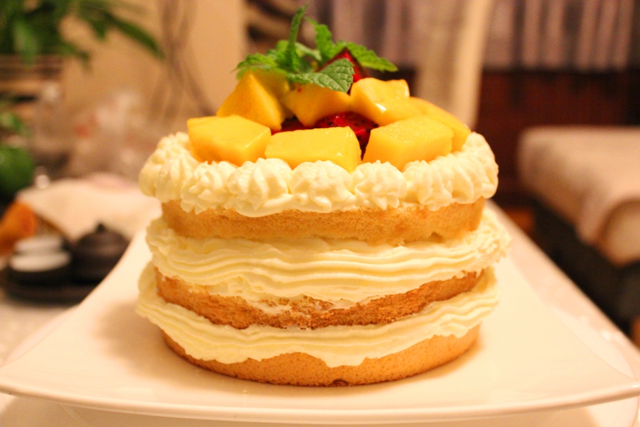 水果裸蛋糕:简约的美味;有乐感的小孩