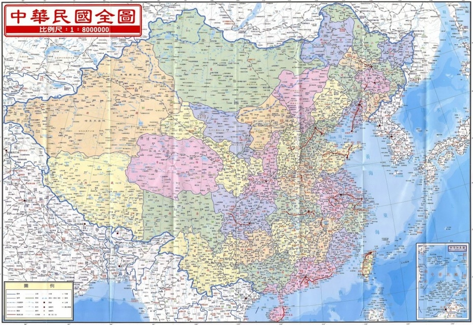 中国地图的历史变迁