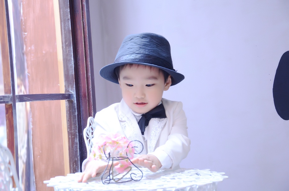 三岁一个月整---乐乐三岁大片来袭