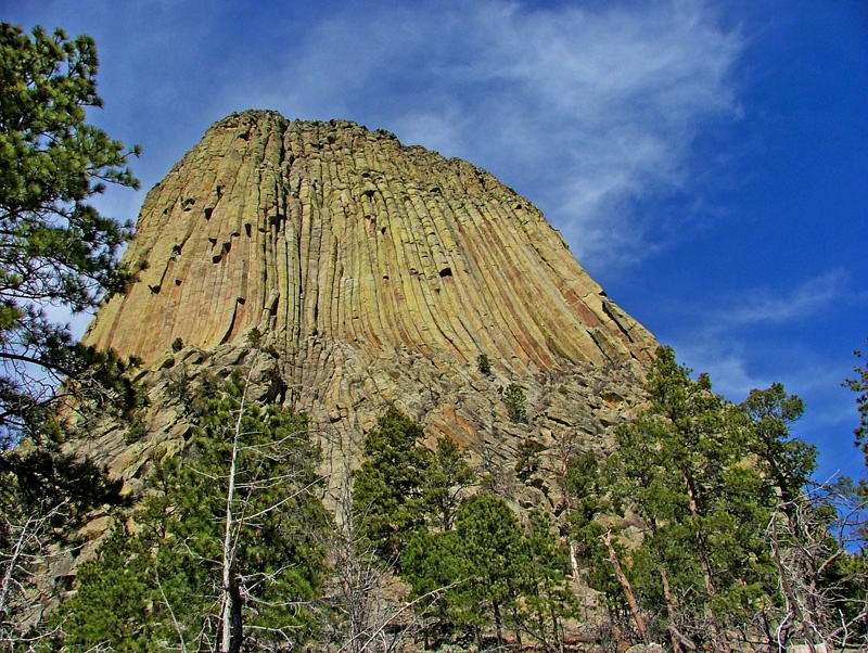 游览美国著名的国家级公园-怀俄明洲(wyoming)魔鬼塔公园