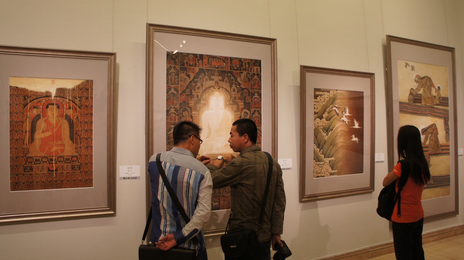 走进中国美术馆欣赏进藏画展 - 余昌国 - 我的博客 走进中国美术馆欣赏进藏画展 - 余昌国 - 我的博客