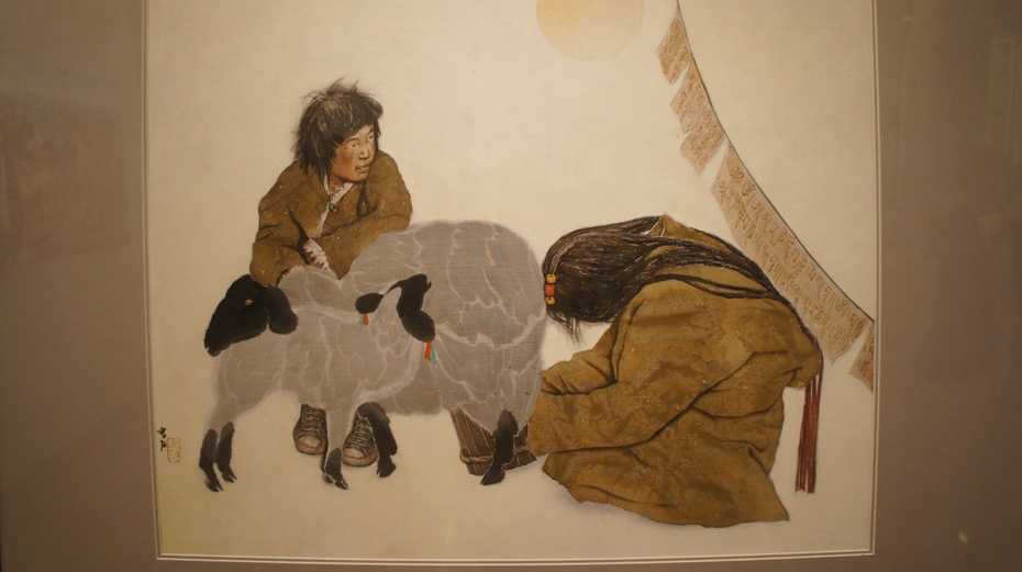 走进中国美术馆欣赏进藏画展 - 余昌国 - 我的博客 走进中国美术馆欣赏进藏画展 - 余昌国 - 我的博客