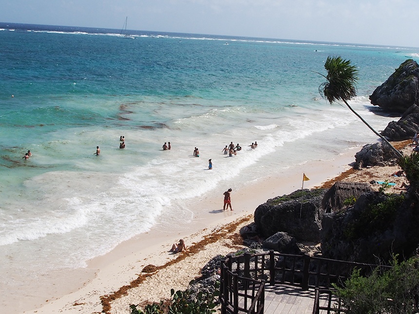 世界上唯一建筑在海岸边的玛雅金字塔(Tulum)金字塔 - sihaiyunyou - sihaiyunyou的博客 世界上唯一建筑在海岸边的玛雅金字塔(Tulum)金字塔 - sihaiyunyou - sihaiyunyou的博客
