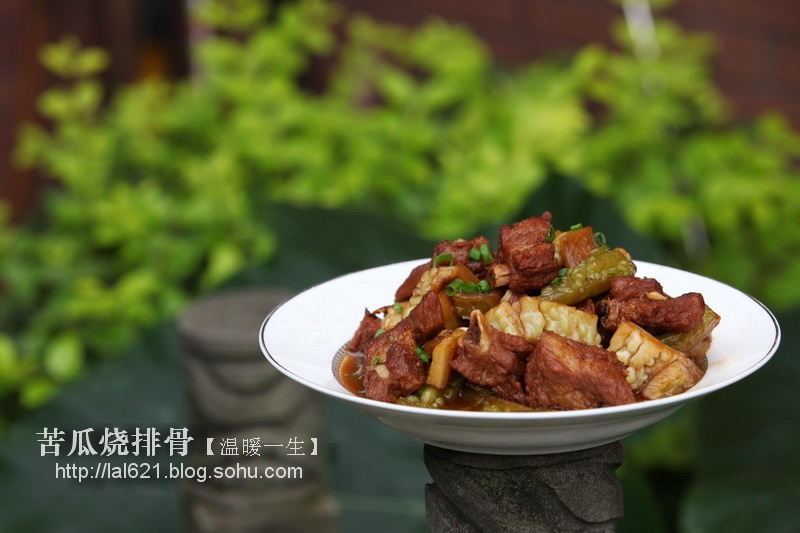 清火不油腻的夏季好菜----苦瓜烧排骨 - 慢美食 - 慢 美 食 清火不油腻的夏季好菜----苦瓜烧排骨 - 慢美食 - 慢 美 食