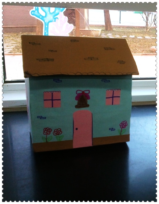 亲子手工--小房子 - 宝贝澈澈的博客 - 我的搜狐