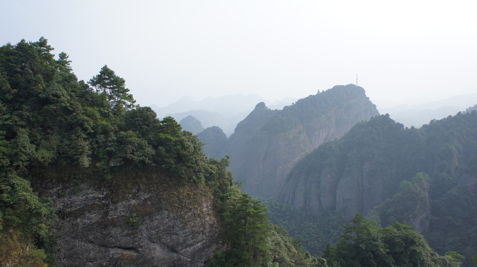 桂林资源县天门山景区感受刺激