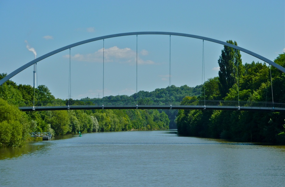 德国河流湖泊内卡河之三风景neckar