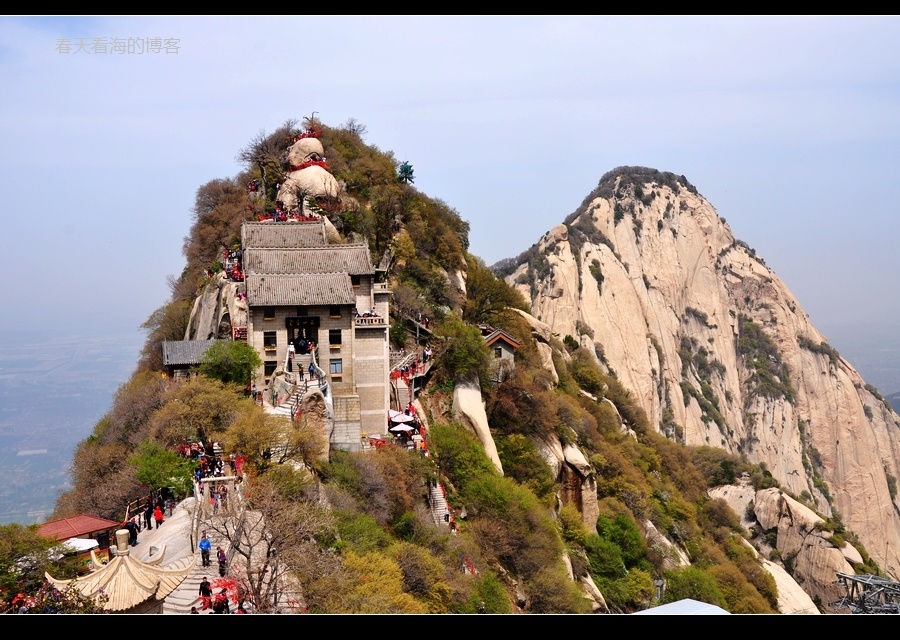 大美华山 回望北峰