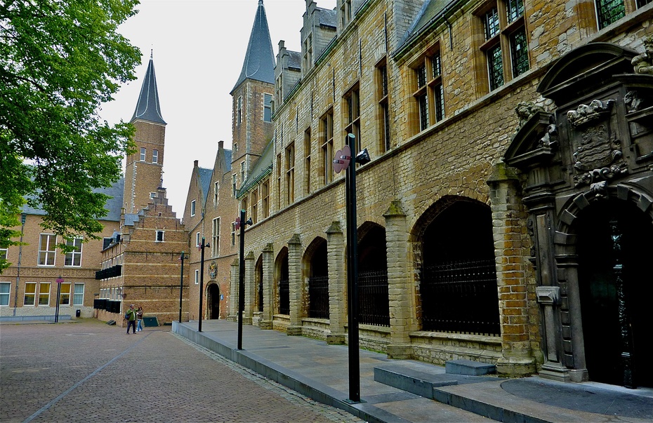 荷兰泽兰地区米德尔堡古城middelburg