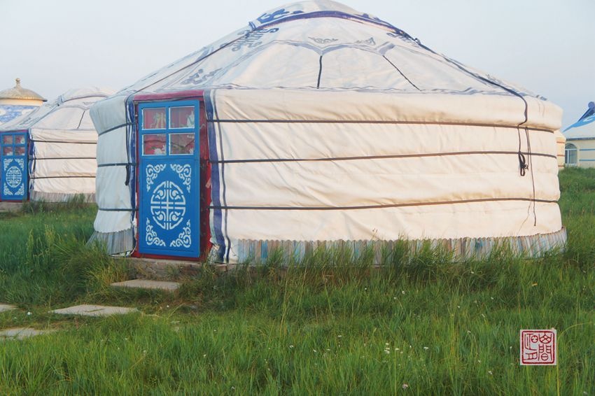 草原之行: 今夜住宿蒙古包