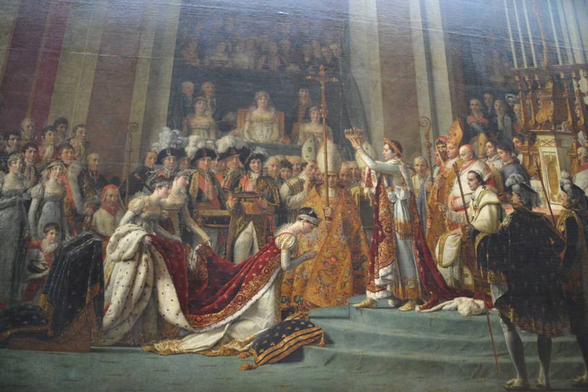 在寻找过程中,我意外地发现了《拿破仑加冕仪式》,《约瑟芬皇后像》&