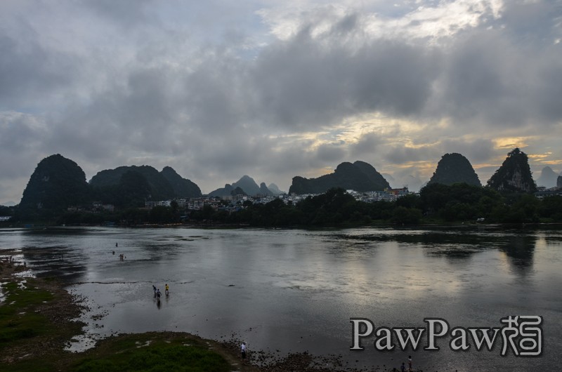 桂林虞山桥之雨后黄昏