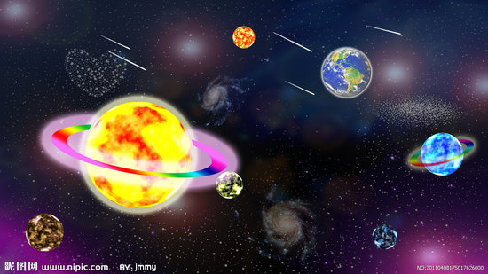 九大行星运行图