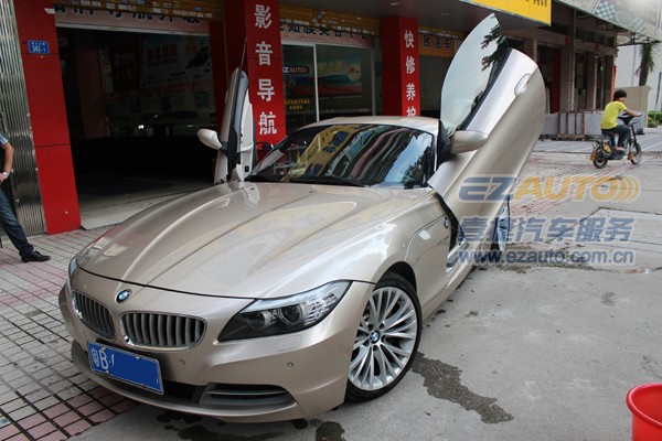 【深圳艾利汽车改色贴膜|宝马Z4全车贴亚光膜