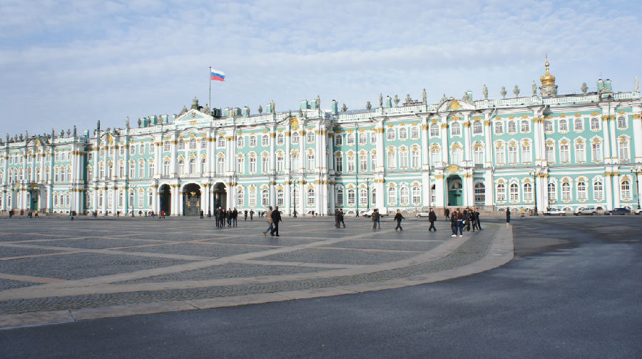 俄罗斯行20：冬宫那优雅的建筑 - 余昌国 - 我的博客