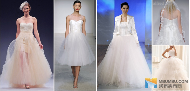 2014春夏<em>女装</em>面料<em>流行</em>趋势之婚纱专场_买布卖