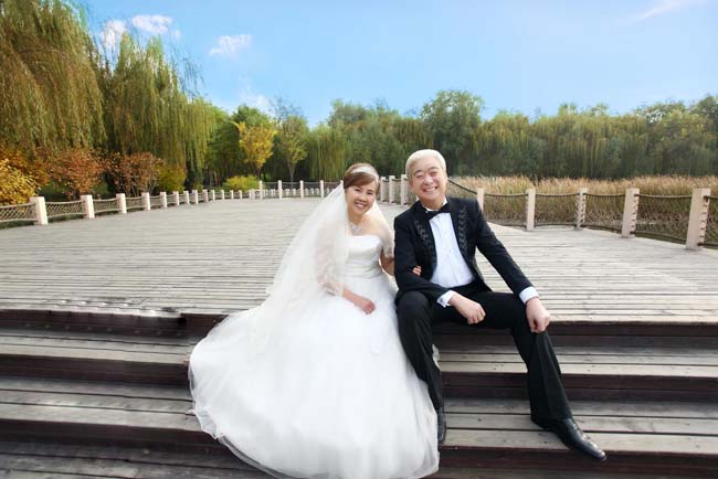 老婚纱照_婚纱照图片唯美(2)