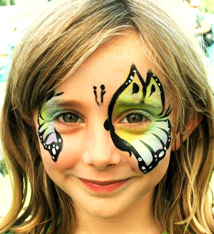 face painting 北美的小孩画脸文化