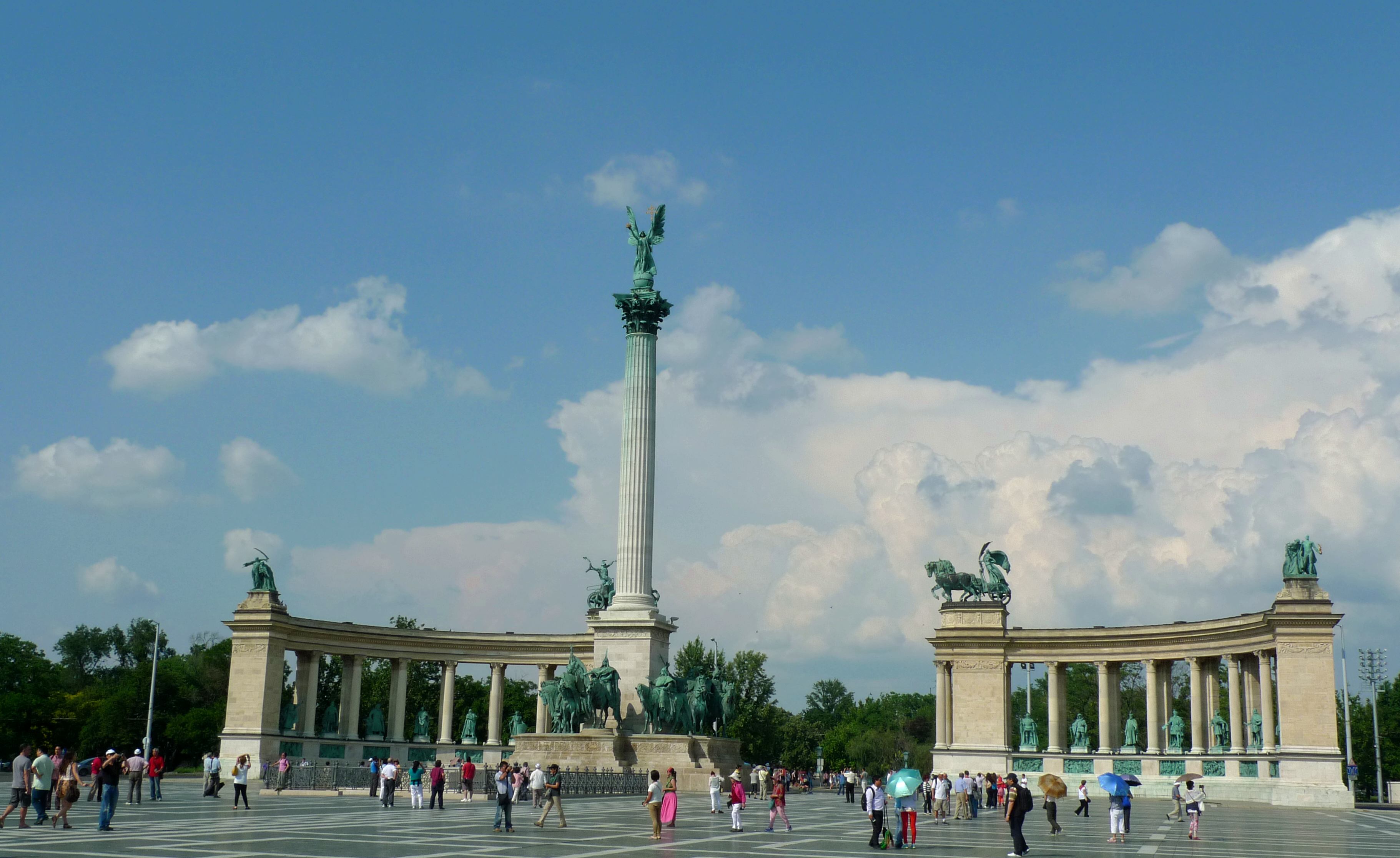 小孤看匈牙利三 英雄广场:欧洲定居千年纪念