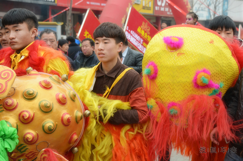 滑县民俗大会之武术、舞狮