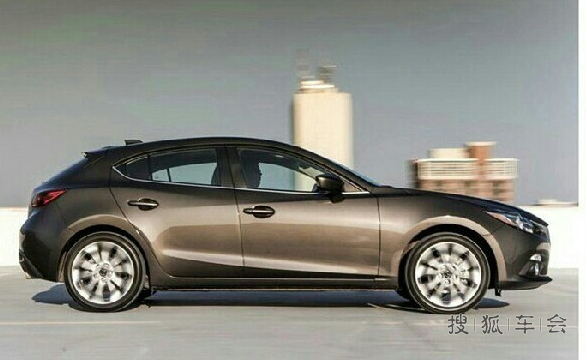 最新消息,新马自达3 昂克赛拉两厢版路试照~给