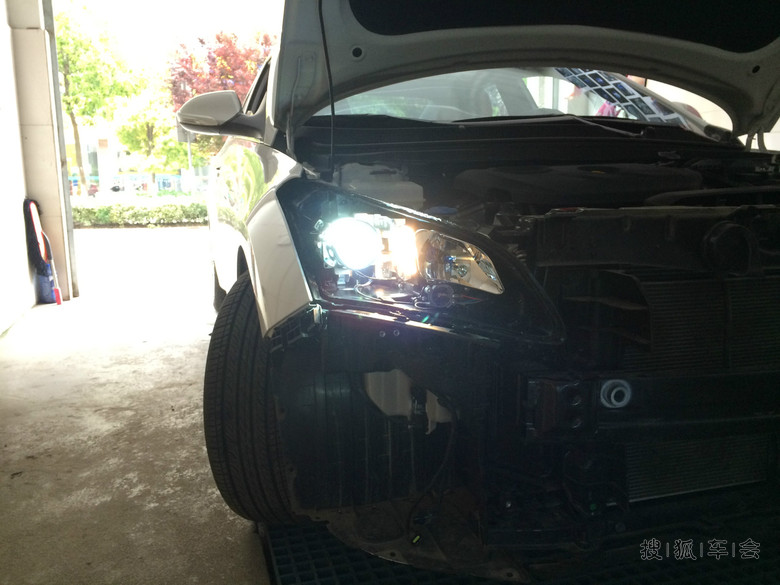 我的名图改Q5透镜!达到预期值!_名图论坛_搜