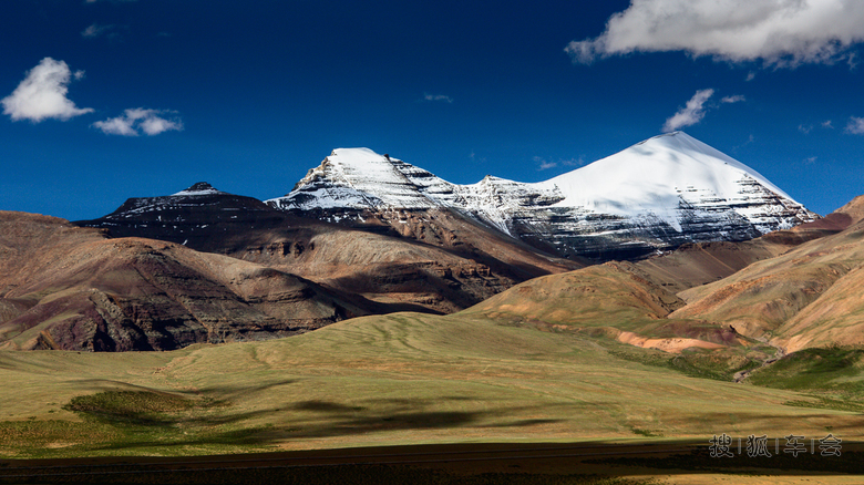 发几张四大教派中认为的世界中心--冈仁波齐_