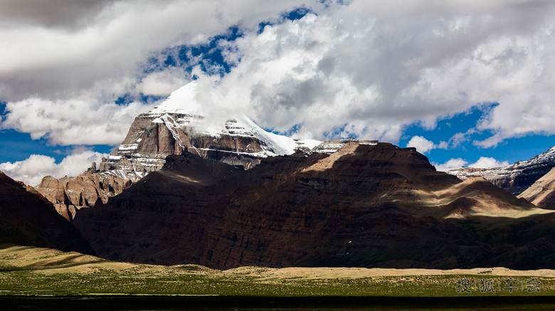 发几张四大教派中认为的世界中心--冈仁波齐_