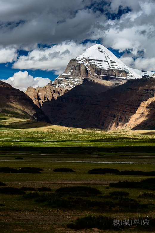 发几张四大教派中认为的世界中心--冈仁波齐_