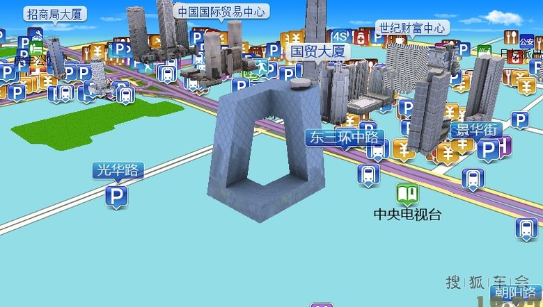 凯立德2014春季3D蓝黑旗舰地图包_北京通州