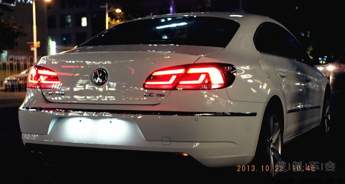 夜晚大片横空出世,CC大片提车二合一_大众C