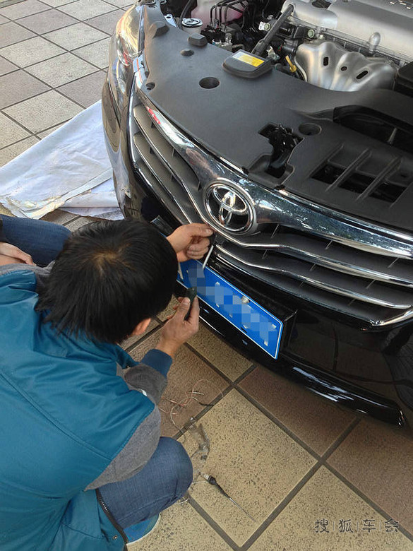 加装亿车安Q9 360度全景无缝鸟瞰四摄像头倒