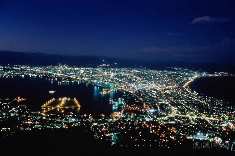日本三大夜景之:日本北海道函馆夜景
