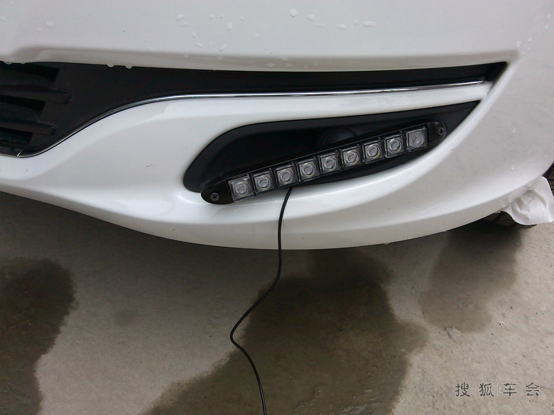 没有前雾灯也精彩,2014款迅驰安装日行灯全记