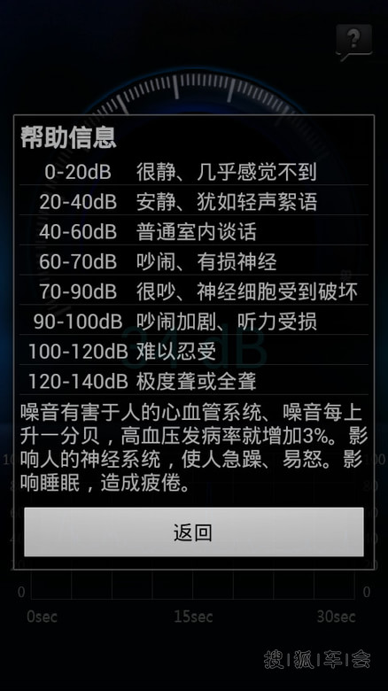 有图有真相:软件测出远景各状态下的噪音数值