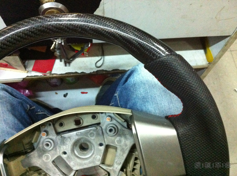 大作业 超级DIY 制作真碳纤维方向盘内饰 饰片