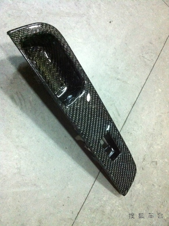 大作业 超级DIY 制作真碳纤维方向盘内饰 饰片