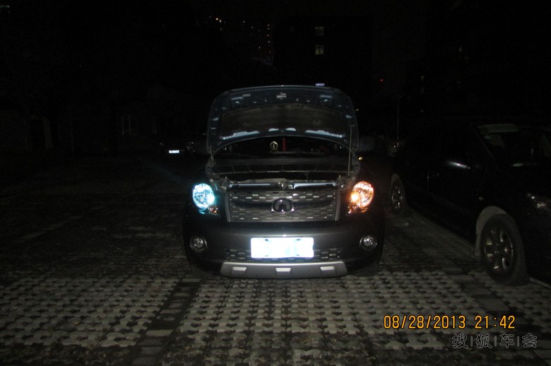 M2改灯作业-自动大灯_长城M2车友会
