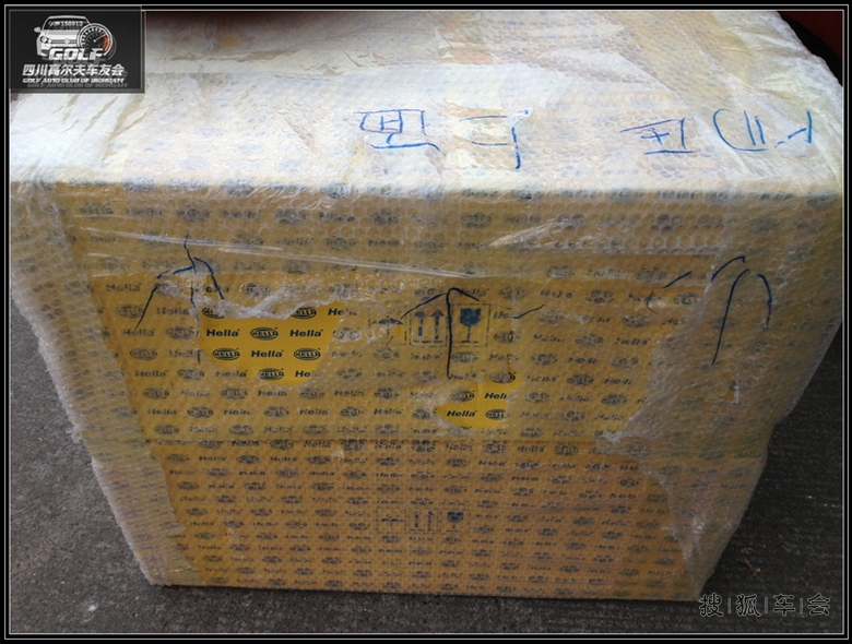 亮瞎你的钛金眼,高尔夫1.4MT改GTI原厂大灯总