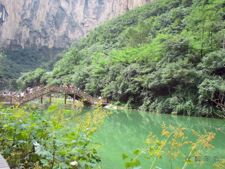 山西 通天峡气候宜人、玩水的好地方