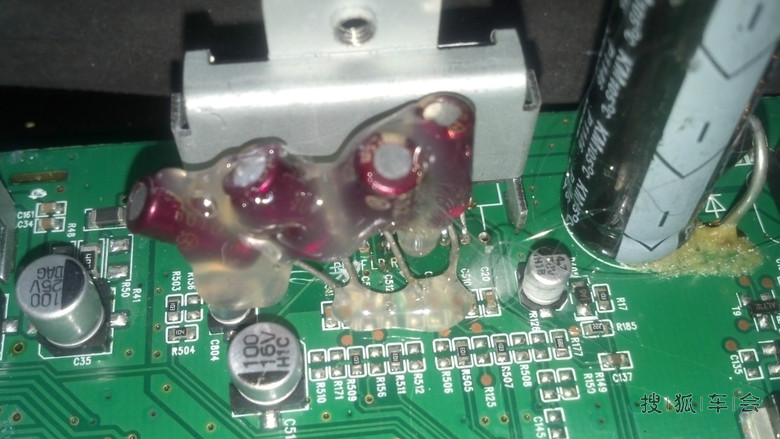 RD9机头改TDA7850功放模块、音频耦合电容