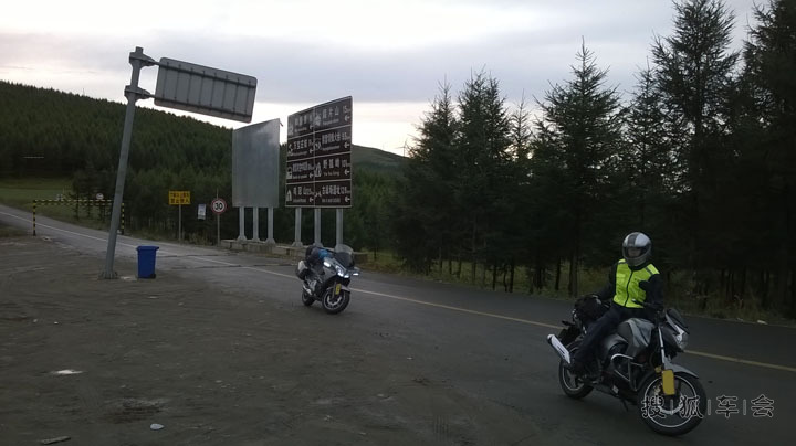 2014.08.16-17 坝上行(五) 归途晚霞_京A军团摩