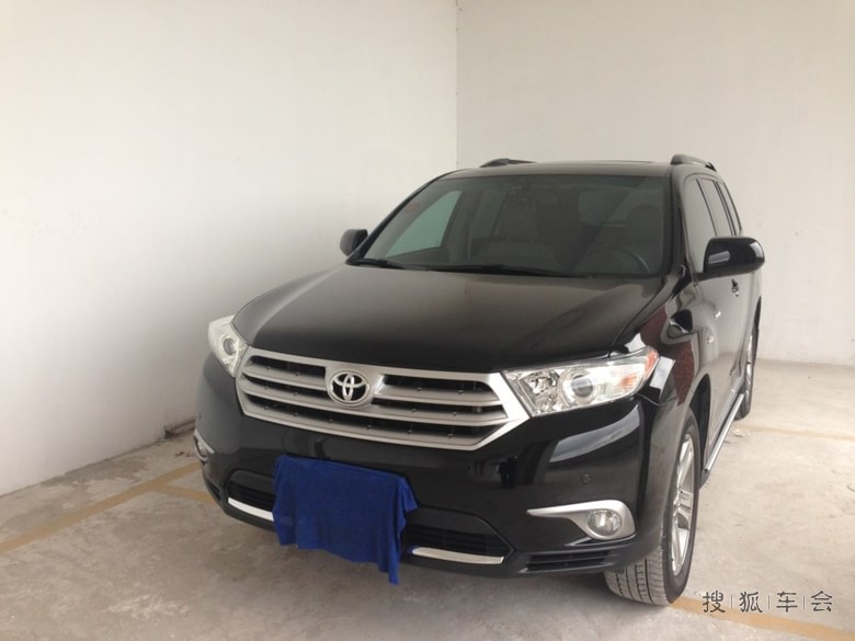 依旧很丰田的丰田车,汉兰达黑豪作业